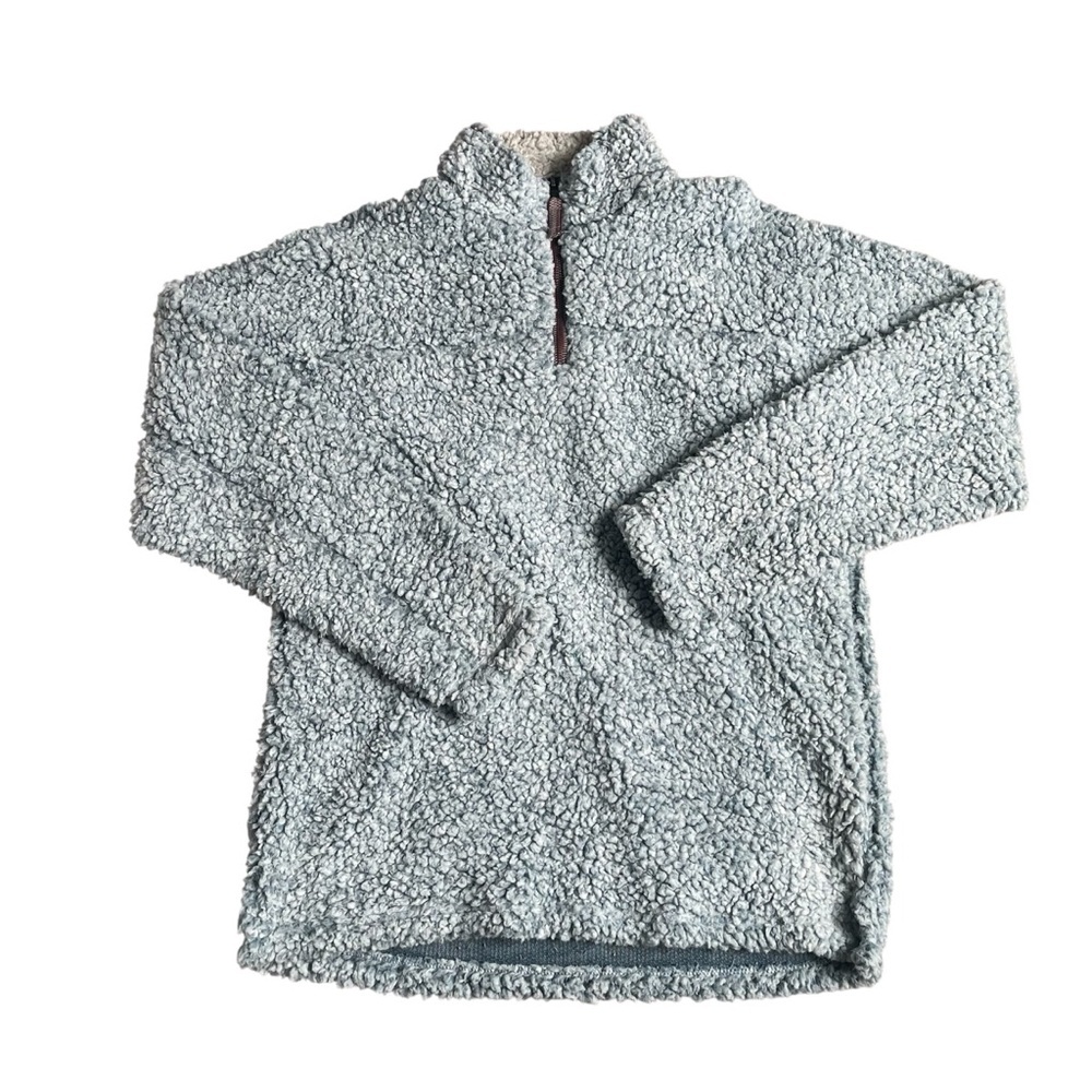 True Grit Quarter Zip Sherpa Top
